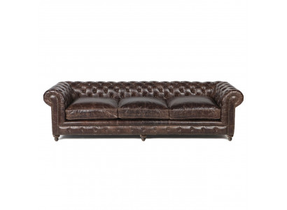 Brown Chesterfield Sofa Couch Upholstery Fabric Leather Couches Upholstery Suite Big XXL