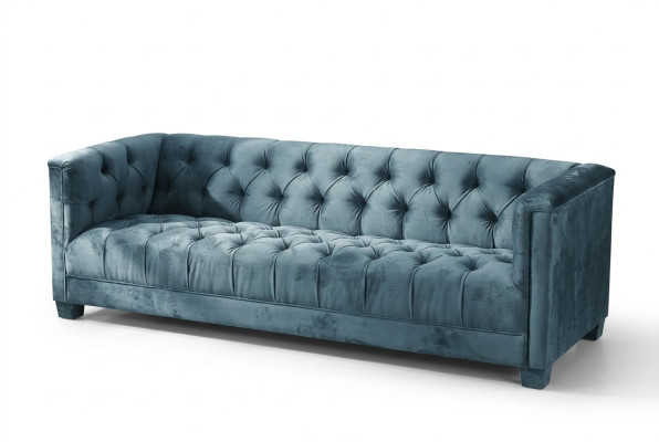 Turkis Velvet Sofa # Chesterfield Luxury Furniture # English Couch jvmoebel ®