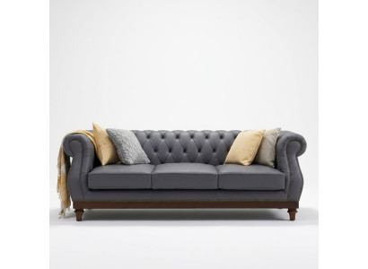 Chesterfield sofa couch upholstery leather couches fabric upholstery set