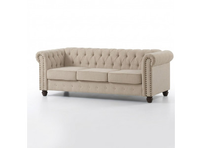 Chesterfield sofa couch upholstery fabric leather couches upholstery set 3-seater