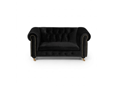 Chesterfield 2-Seat Classic Luxury Baroque Rococo Sofa Textile Leather Couch