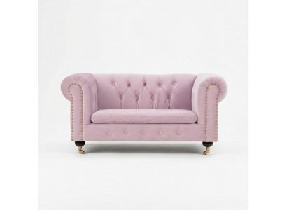 Pink Chesterfield sofa couch upholstery fabric leather couches upholstery suite new