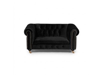 Chesterfield 2-seater classic luxury baroque rococo sofa textile leather couch