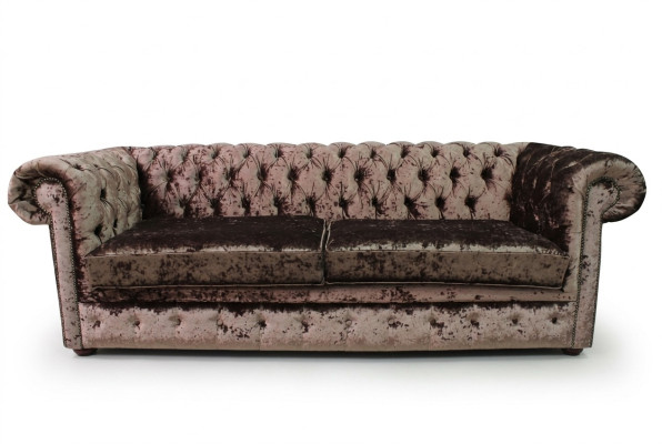 Chesterfield 5-Seater Classic Luxury Baroque Rococo Sofa Couch Textile Leather