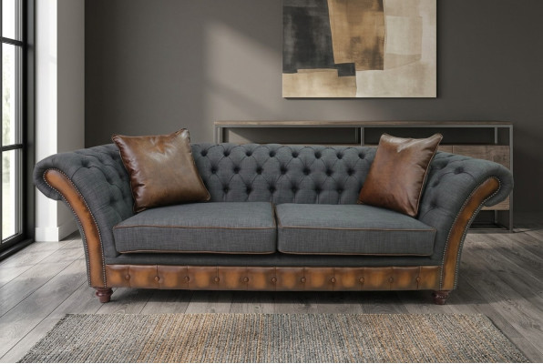 Modern Chesterfield Couch - Luxury Designer Sofa - Style Furniture