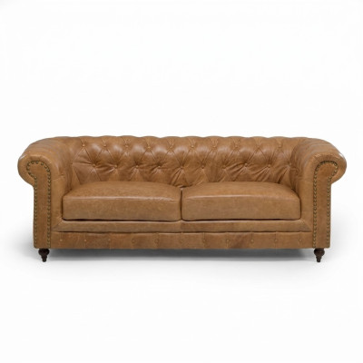 Chesterfield 3 Seater Classic Luxury Baroque Rococo Sofa Textile Leather Couch