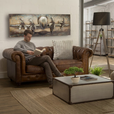 jvmoebel ® Leather Sofa Couch - Design Upholstery Two-Seater Couch Suite Brown
