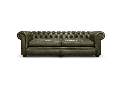 Elegant living room couch four-seater Chesterfield leather fabric couches sofa new