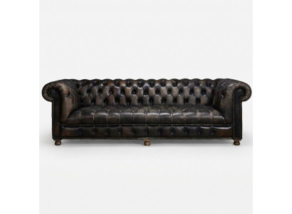Classic Chesterfield Sofa Black English Living Room Sofas