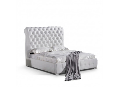 Chesterfield custom-made color selectable bed double beds purple brown beige