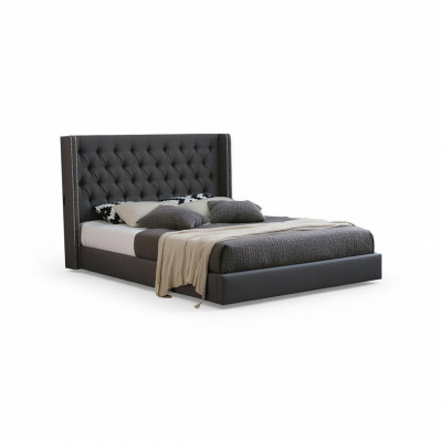 Large Grey Chesterfield Double Bed Royale Luxury Beds