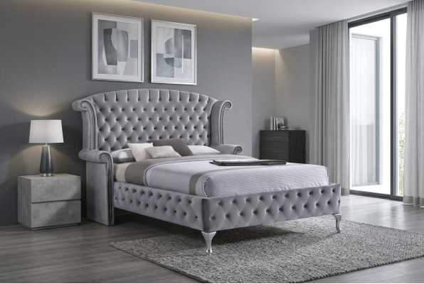 Nostalgia Bed Chesterfield Sofa Wing Bed English Bedroom Design New