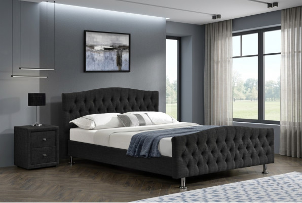 Black Chesterfield Bed Design Bedroom English Bed