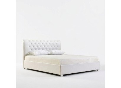Chesterfield Designer Bed Bedroom Faux Leather Upholstery 140/160/180/200 cm