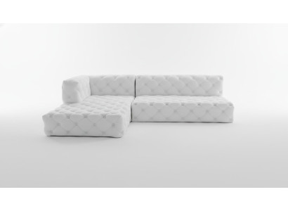 Design corner sofa couch leather upholstery sofa corner suite crystal stones corner sofa new
