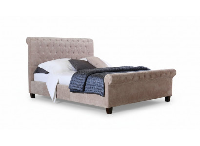 Chesterfield Design Velvet Bed Luxury Textile Beds Bedroom Double 160x200cm