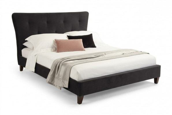 Chesterfield Hotel Double Leather Bed Bedroom Upholstered Luxury Beds 140x200cm