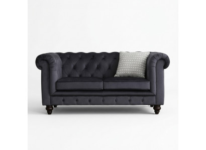 Sofa Luxury Textile Chesterfield Couch Sofas Upholstery 2-Seater Double Seater