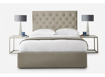 Chesterfield Bed Upholstered Bed Luxury Double Bedroom Designer Bed New Beds