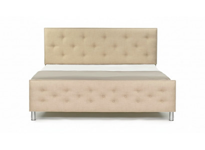 Chesterfield Bed Upholstered Bed Luxury Double Bedroom Designer Bed Beds New