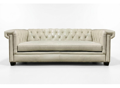 Chesterfield Luxury Sofa Upholstered Seat Leather Suite 3-2-1 Seater Couches