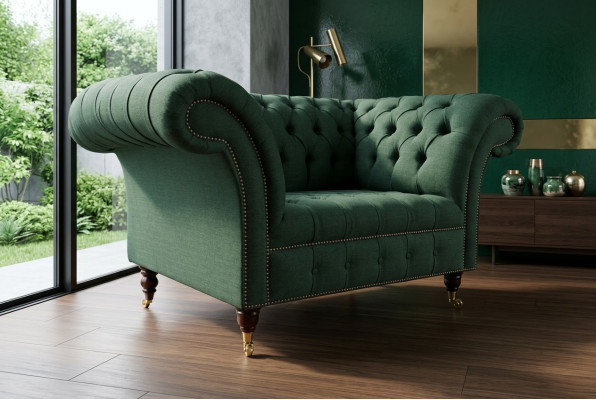 Couch Upholstery Sofa Textile Chesterfield Sofas Set 1.5 Seater Three-Seater
