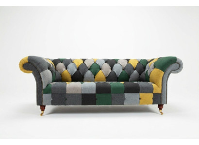 Three-seater couch upholstery design sofa 3-seater seating sofas room furniture green modern