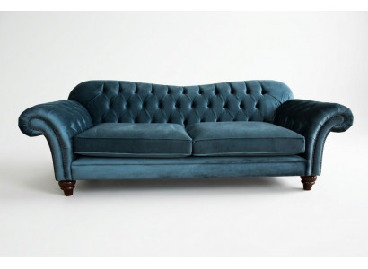 Chesterfield 4-seater couch upholstered fabric couches living room sofa