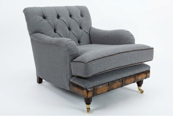 Lounge ear armchair club designer furniture TV sofa chair velvet upholstery seat new