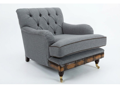 Lounge ear armchair club designer furniture TV sofa chair velvet upholstery seat new