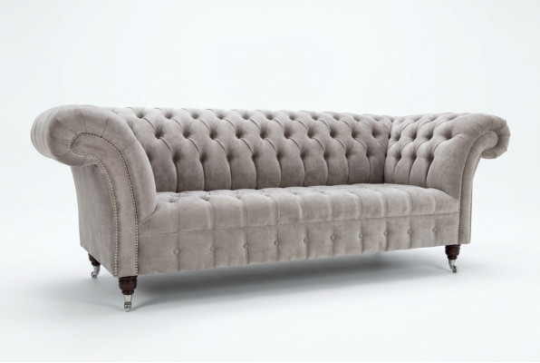 Chesterfield 3 seater couch upholstered sofas seat living room sofa three-seater new