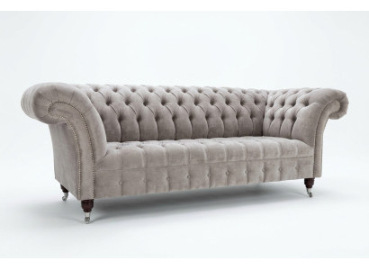 Chesterfield 3 seater couch upholstered sofas seat living room sofa three-seater new