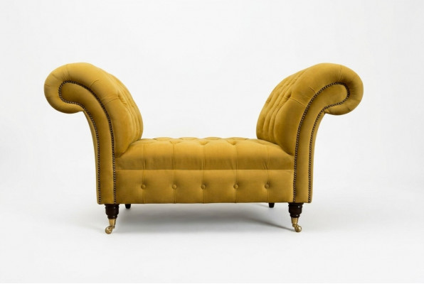 Chesterfield Sofa 1.5 SEATER Upholstered Designer Couches Sofa Set Bench Seat