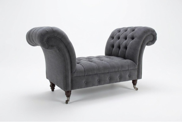 Chesterfield Sofa 1.5 SEATER Upholstered Designer Couches Sofas Set Bench Seat