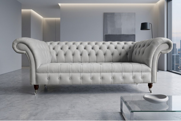 Three-seater sofa upholstered design sofa seating sofas room furniture modern textile 3-seater