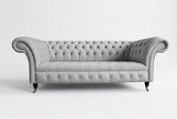 Three-seater sofa upholstered design sofa seating sofas room furniture modern textile 3-seater