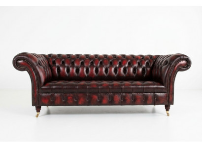 Bordaux Chesterfield Three-Seater Luxury Living Room Couch