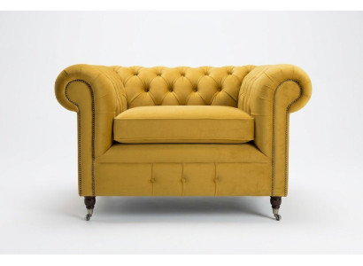 Luxury Lounge TV Club Upholstered Seat Armchair Design Couch Sofa Chesterfield