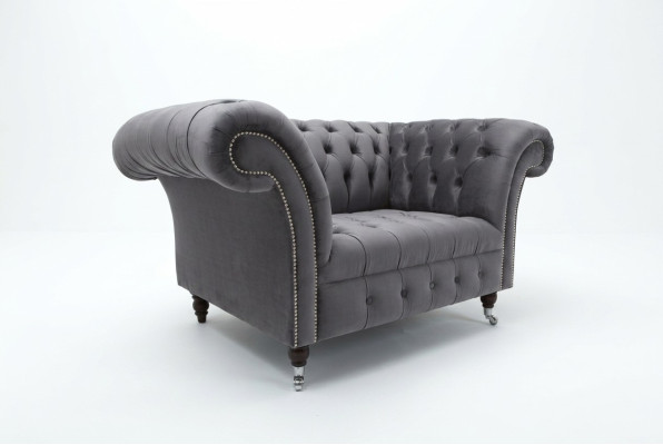 Chesterfield Sofa Couch Upholstered Suite 1.5-Seater Sofas Classic Armchair