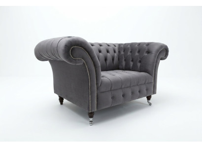 Chesterfield Sofa Couch Upholstered Suite 1.5-Seater Sofas Classic Armchair