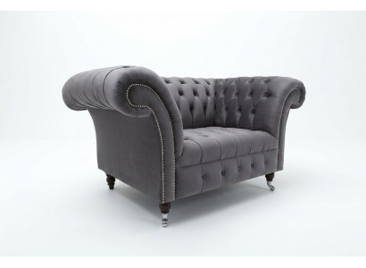 Chesterfield Sofa Couch Upholstered Suite 1.5-Seater Sofas Classic Armchair