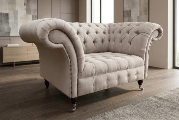Sofa Chesterfield Sofas Couch Upholstery Set Fabric Leather 1.5-Seater Single-seater