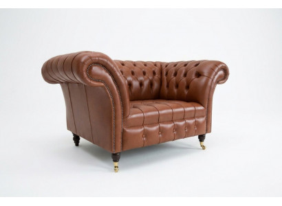 Chesterfield Armchair TV Couch Single Seater Sofa Fabric Upholstery New Textile Couches