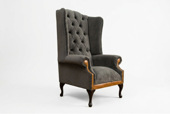 Chesterfield velvet armchair sofa upholstery sofas design luxury couch relax TV new