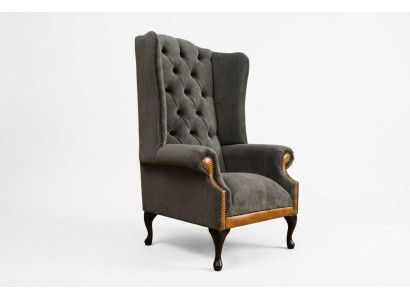 Chesterfield velvet armchair sofa upholstery sofas design luxury couch relax TV new