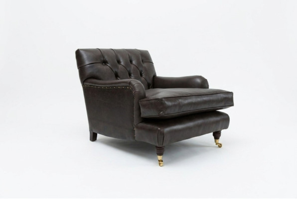 Chesterfield Design Sofa Armchair Couch Upholstery Luxury Textile Sofas 1-Seater #299