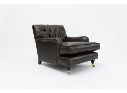 Chesterfield Design Sofa Armchair Couch Upholstery Luxury Textile Sofas 1-Seater #299