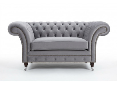 Chesterfield Sofa Couch Upholstered Suite 1.5-Seater Sofas Classic Single-Seater