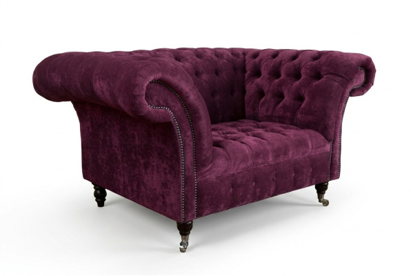 Armchair, couch, upholstery, sofa, textile, Chesterfield couches, 1.5-seater, Bordeaux, England