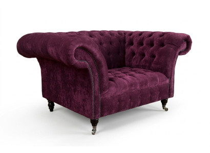 Armchair, couch, upholstery, sofa, textile, Chesterfield couches, 1.5-seater, Bordeaux, England